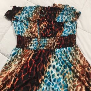 Cutest flirty tube top dress